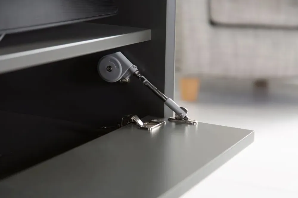 Cannon 120cm TV Stand - Black, Grey