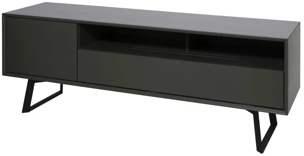 Cannon 160cm TV Stand - Black, Grey