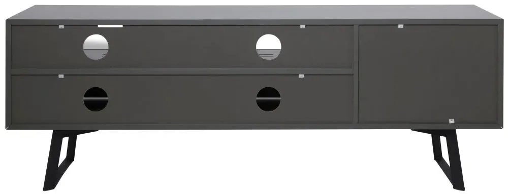 Cannon 160cm TV Stand - Black, Grey