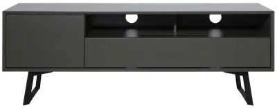 Cannon 160cm TV Stand - Black, Grey