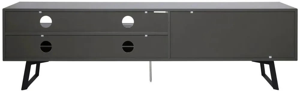 Cannon 200cm TV Stand - Black, Grey
