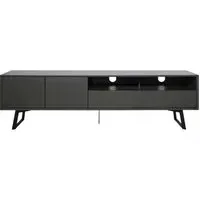 Cannon 200cm TV Stand - Black, Grey