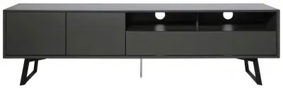 Cannon 200cm TV Stand - Black, Grey