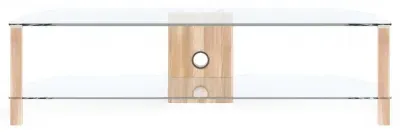 Ceiba 150cm TV Stand - Light Oak, Glass