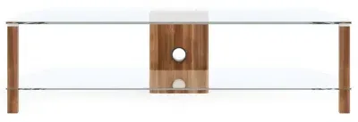 Ceiba 150cm TV Stand - Walnut, Glass image