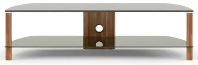 Ceiba 150cm TV Stand - Walnut, Glass