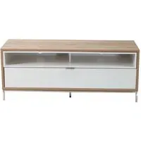 Chaves TV Cabinet - White, Oak
