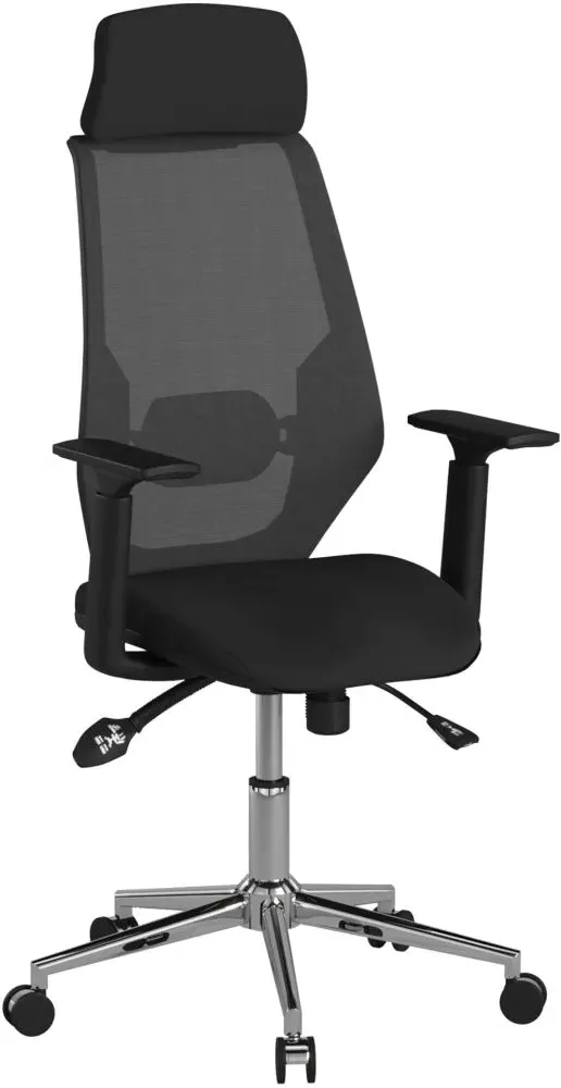 Clair Office Chair - Black, Mesh Fabric