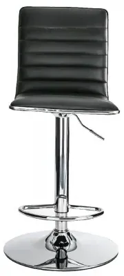 Comal Faux Leather Barstool Set of 2 - Black image
