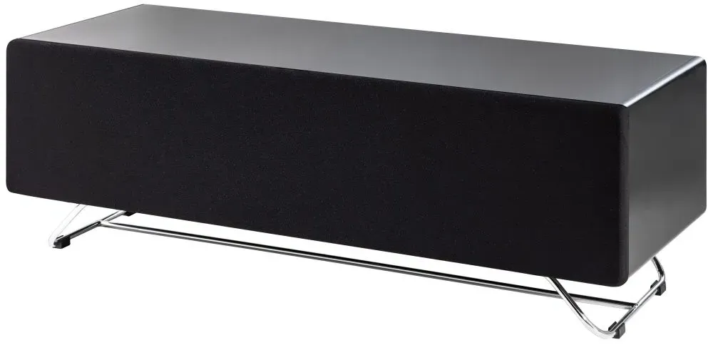 Conway Concept 120cm TV Stand with Speaker Mesh - Black