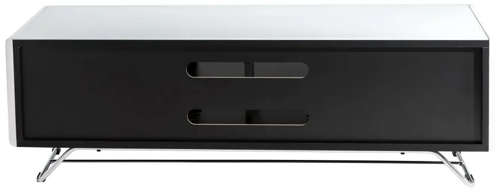 Conway Concept 120cm TV Stand with Speaker Mesh - Black