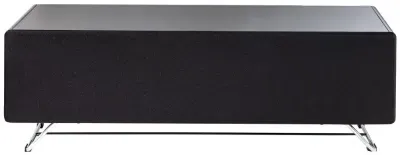 Conway Concept 120cm TV Stand with Speaker Mesh - Black