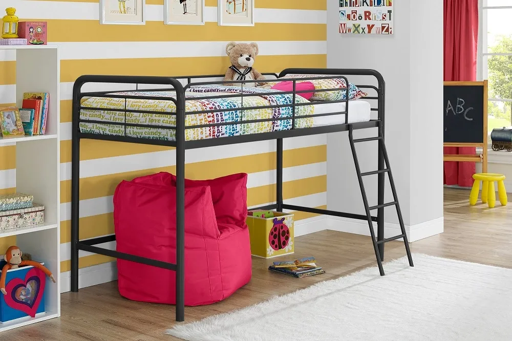 Creek Single over Single Bunk Bed - Black