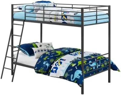 Creek Single over Single Bunk Bed - Black