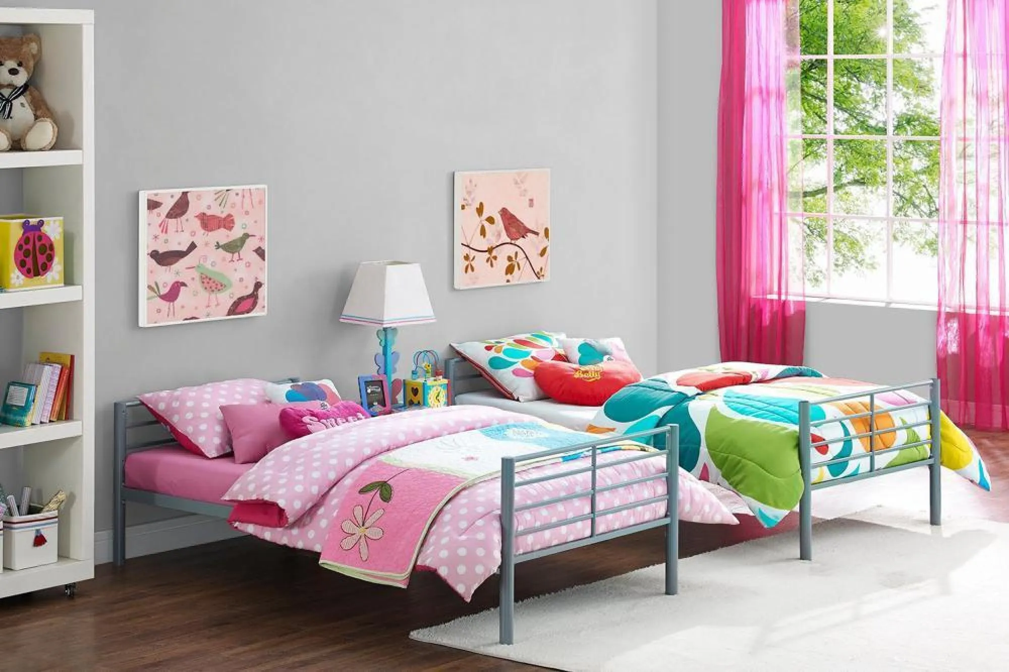 Creek Single over Single Bunk Bed - Grey