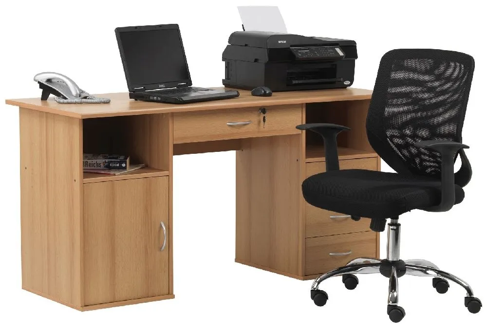 Dale Computer Desk - Beech