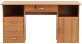Dale Computer Desk - Beech image