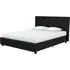 Darke Fabric Bed Frame - Black