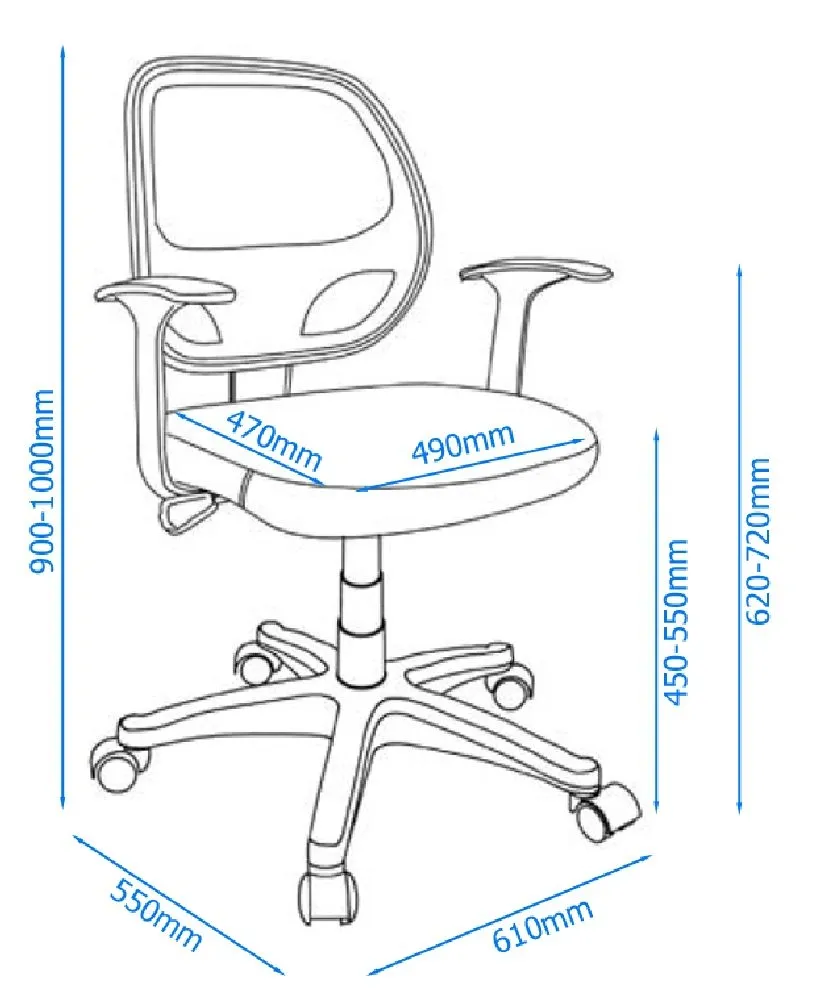 Davison Operator Chair - Black