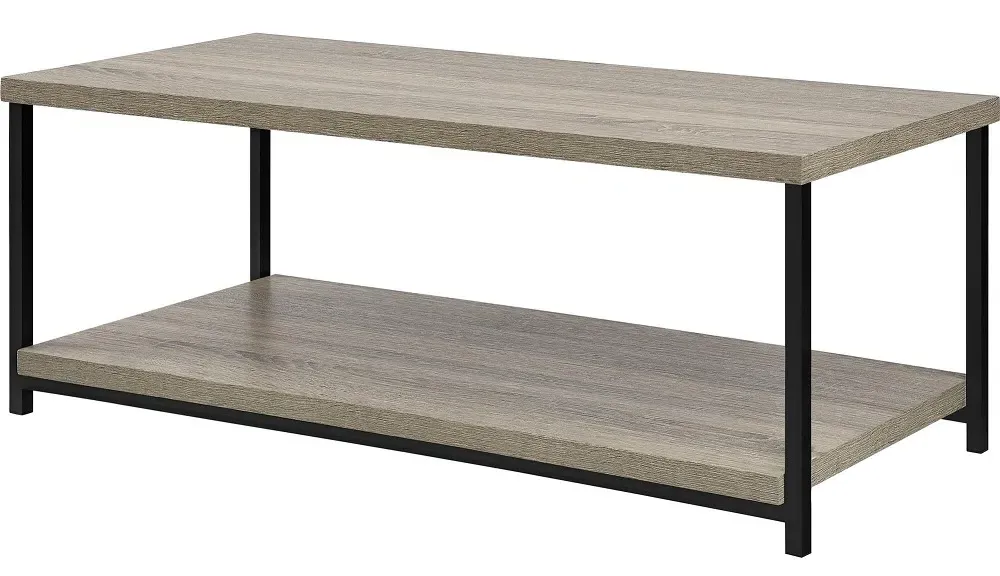 Elliott Coffee Table - Distressed Grey Oak