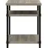 Elliott End Table - Distressed Grey Oak