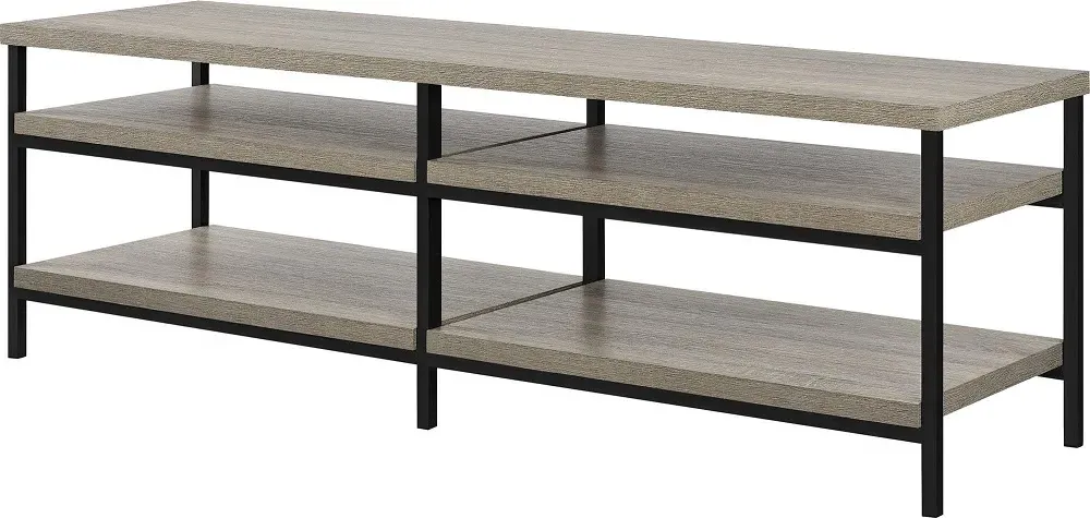Elliott TV Stand - Distressed Grey Oak