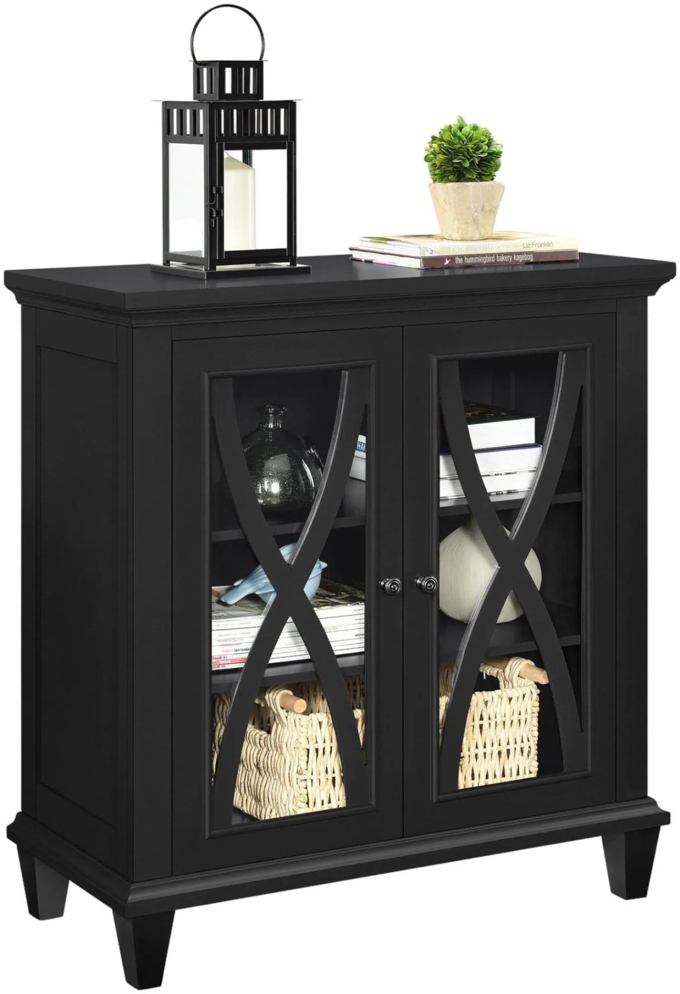 Ellis Accent Cabinet - Black