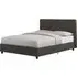 Erie King Size Bed Frame - Grey, Linen