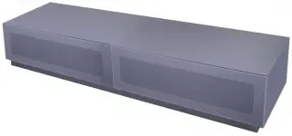 Evans 170cm TV Cabinet - Grey, High Gloss