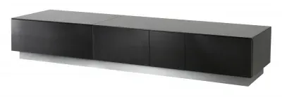 Evans High Gloss TV Cabinet - Black image