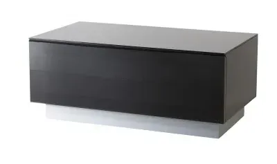 Evans High Gloss TV Cabinet - Black image