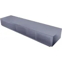 Evans High Gloss TV Cabinet - Grey