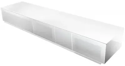 Evans High Gloss TV Cabinet - White