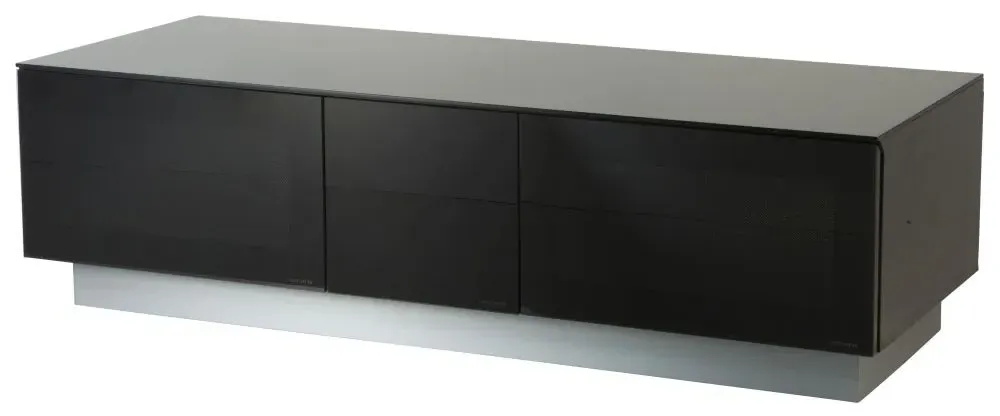 Evans Tall 125cm TV Cabinet - Black