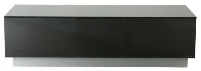 Evans Tall 125cm TV Cabinet - Black