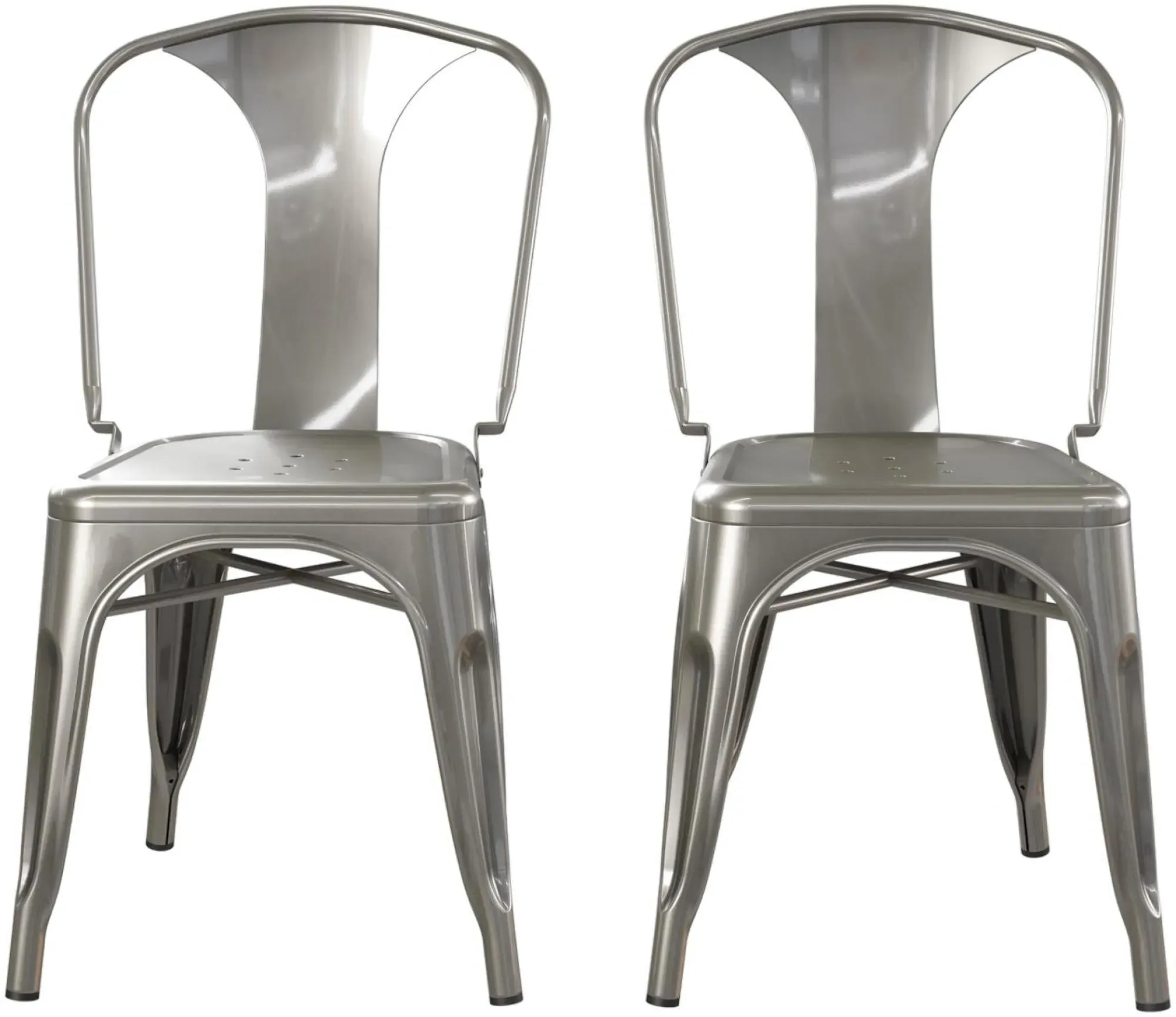 Finney Dining Chair Set - Grey