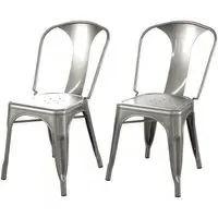 Finney Dining Chair Set - Grey
