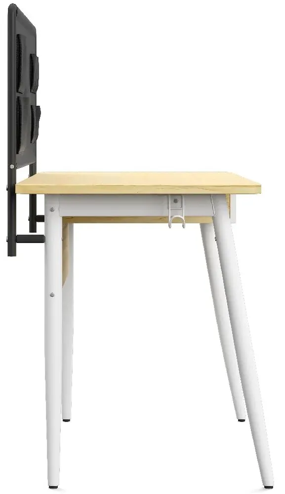Foster Office Desk - White, Oak