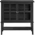 Franklin 2 Door Storage Cabinet - Black