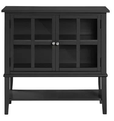 Franklin 2 Door Storage Cabinet - Black image
