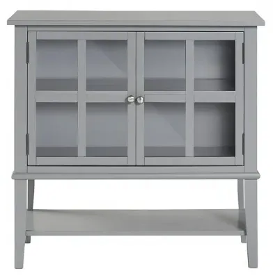 Franklin 2 Door Storage Cabinet - Grey