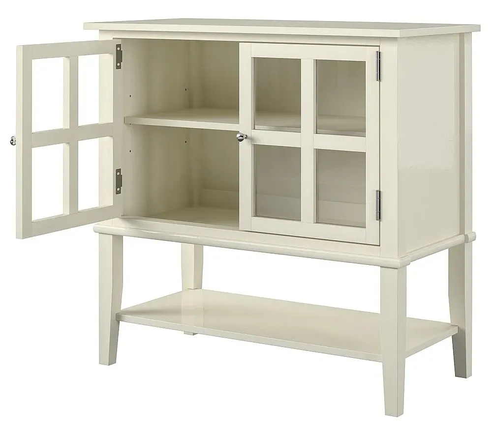 Franklin 2 Door Storage Cabinet - White