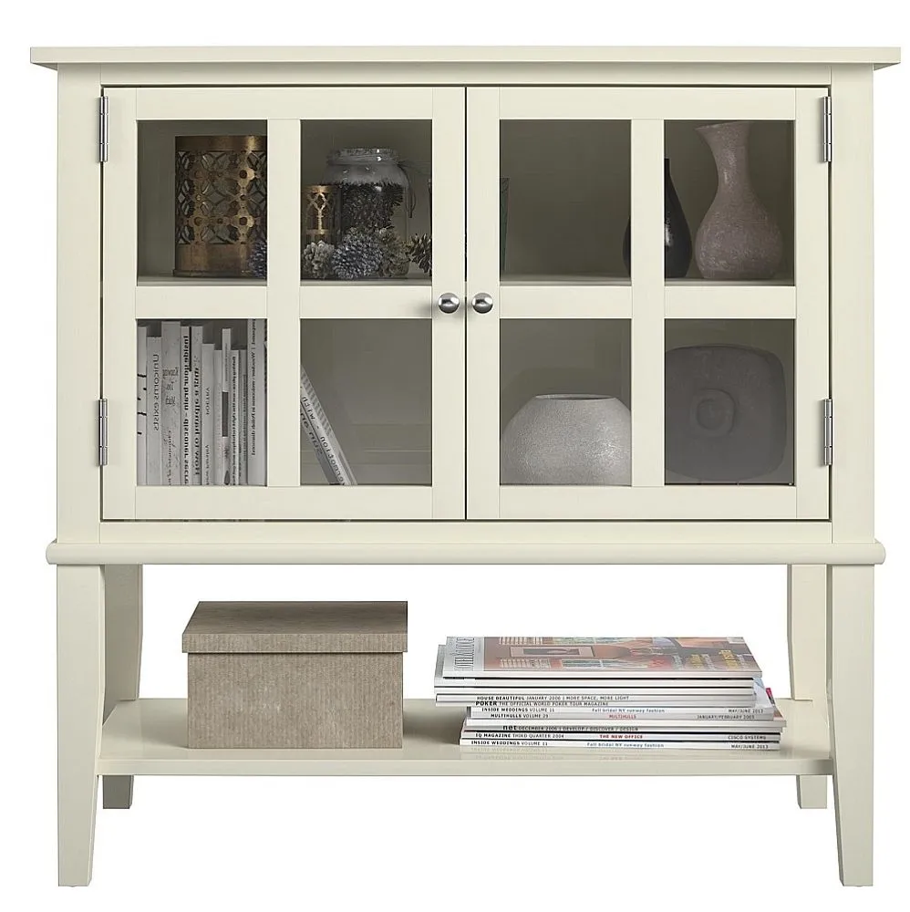 Franklin 2 Door Storage Cabinet - White