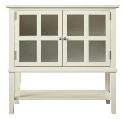 Franklin 2 Door Storage Cabinet - White