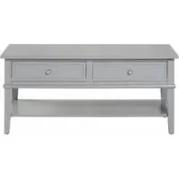 Franklin 2 Drawer Coffee Table - Grey