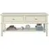 Franklin 2 Drawer Coffee Table - White