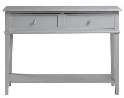 Franklin 2 Drawer Console Table - Grey image