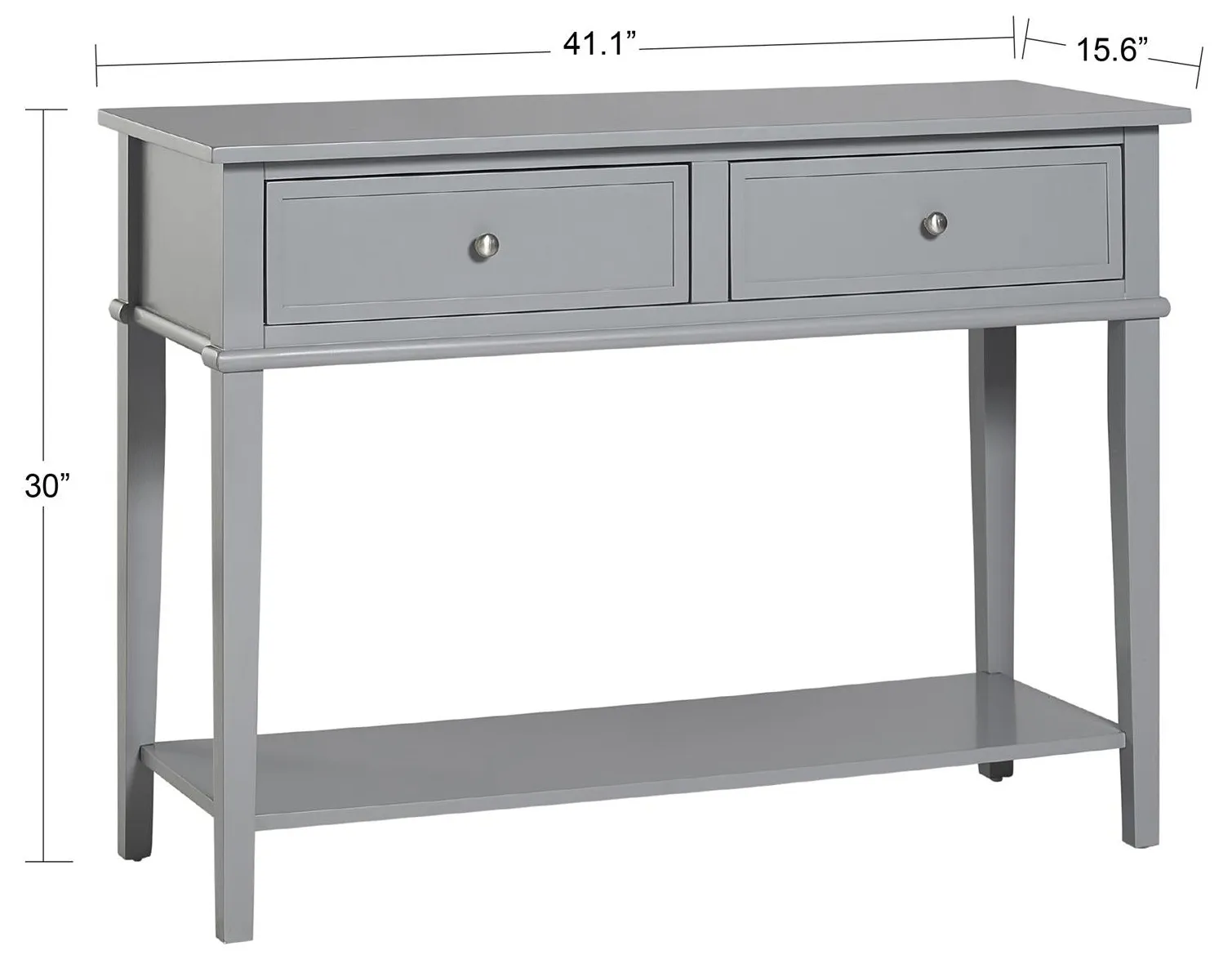 Franklin 2 Drawer Console Table - White
