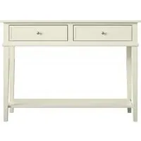 Franklin 2 Drawer Console Table - White