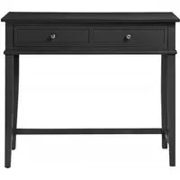 Franklin 2 Drawer Writing Desk - Black
